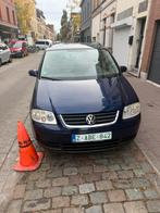 Touran 1.9 TDI 7 plaats bj 2006 voor export, Auto's, Volkswagen, Stof, Zwart, Blauw, 7 zetels