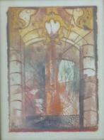 RENE CARCAN / RETAIL BAROQUE / KLEURETS + RELIEF / 26x21cm, Ophalen of Verzenden