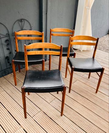 Set van 4 vintage design stoelen by Albin Johansson & Söner beschikbaar voor biedingen