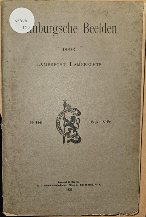 Limburgsche Beelden, Boeken, Literatuur, Gelezen, België, Ophalen of Verzenden