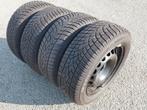 4 roues hiver 205/60-16 pour Audi, VW, Seat et Skoda, Auto-onderdelen, Banden en Velgen, Ophalen, Gebruikt, 16 inch, Banden en Velgen