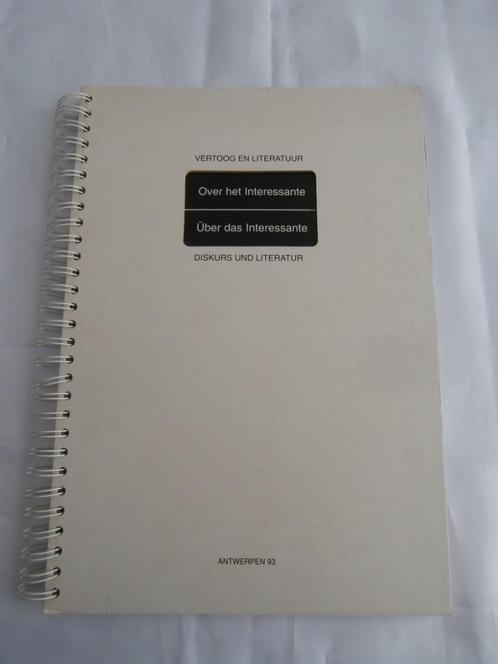 Antwerpen 93 :Vertoog en literatuur "Gilliams, Benoit,Buysse, Boeken, Literatuur, Zo goed als nieuw, België, Ophalen of Verzenden
