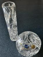 Crystal Bohemia  2 vaasjes in perfekte staat, Ophalen of Verzenden