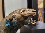 Bronzen beeld luipaard panter, Antiek en Kunst, Kunst | Beelden en Houtsnijwerken, Ophalen of Verzenden