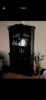 Zwarte barkast met verlichting, Enlèvement, Comme neuf