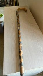 Wandelstok met embleempjes, Sport en Fitness, Ophalen, Zo goed als nieuw, Wandelstok