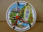 Limoges France bordje Lourdes Miniatuur bordje Lourdes 1960, Ophalen of Verzenden, Zo goed als nieuw, Overige typen, Christendom | Katholiek