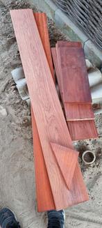 Padouk hardhout, Tuin en Terras, Palen, Balken en Planken, Ophalen, Nieuw, Planken, Hardhout