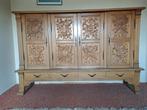 Eiken wandmeubel, Ophalen, Gebruikt, 100 tot 150 cm, Eikenhout