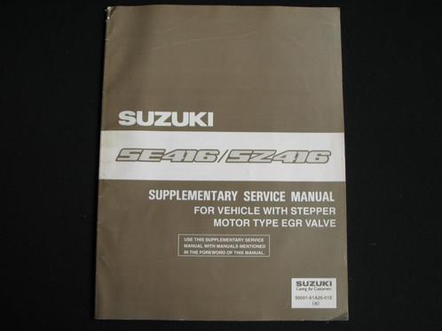Supplément au livre d'atelier Suzuki Vitara (SE416 et SZ416), Autos : Divers, Modes d'emploi & Notices d'utilisation, Enlèvement ou Envoi
