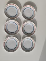 6 dessertbordjes diam 20 cm, Huis en Inrichting, Keuken | Servies, Ophalen, Gebruikt, Bord(en), Overige stijlen