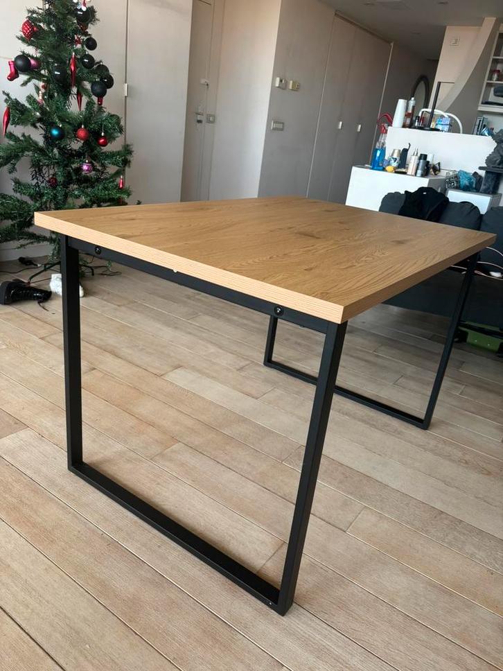 Eettafel 80x120 cm in warm eiken, Maison & Meubles, Tables | Tables à manger, Comme neuf, Enlèvement