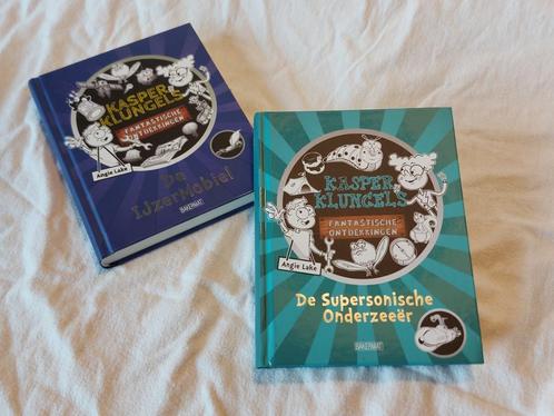 2 boeken 'Kasper Klungels fantastische ontdekkingen', Livres, Livres pour enfants | Jeunesse | Moins de 10 ans, Comme neuf, Enlèvement ou Envoi