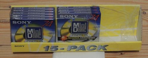 8 Sony minidiscs in ongeopende verpakking, Audio, Tv en Foto, Walkmans, Discmans en Minidiscspelers, Overige typen, Ophalen of Verzenden