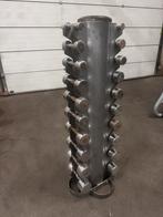 Chrome Dumbells 1kg t/m 10kg + Opbergrek, Ophalen, Gebruikt, Dumbbell