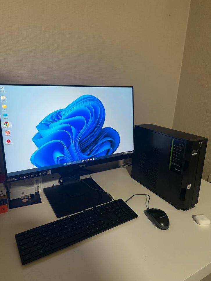Pc Setup, Computers en Software, Desktop Pc's, Nieuw, 3 tot 4 Ghz, SSD, 8 GB, Met videokaart, Met monitor, Gaming, Virtual Reality