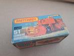 Matchbox n51 avec boite origine combine harvester 1977, Hobby en Vrije tijd, Ophalen of Verzenden, Gebruikt, Hijskraan, Tractor of Landbouw