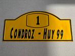 Plaque de rallye Condroz 1999, Utilisé, Enlèvement ou Envoi