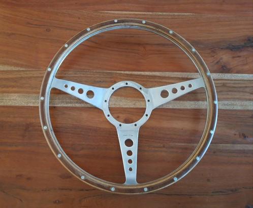 Houten sportstuur Moto Lita 15 inch origineel jaren 60, Auto-onderdelen, Besturing, Ophalen of Verzenden