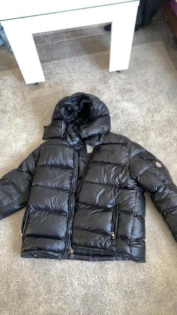 Moncler maya jas, Kleding | Heren, Jassen | Winter, Ophalen, Maat 52/54 (L), Moncler, Zwart