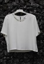 M157. Blouse en blanc pour dame de taille 48, Wit, Maat 46/48 (XL) of groter, Ophalen of Verzenden, Zo goed als nieuw