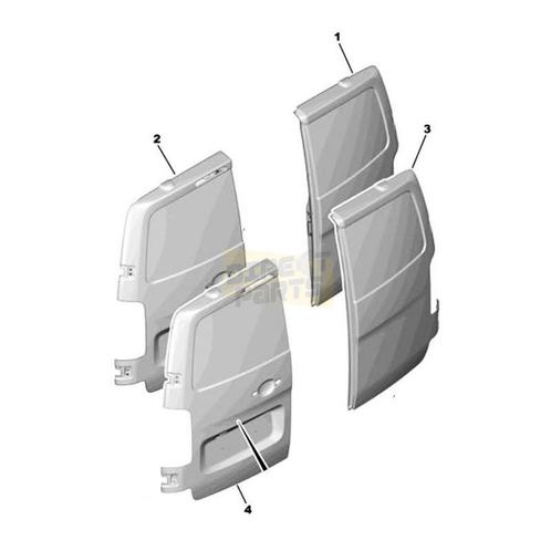 Citroën/Peugeot/Fiat/Opel/Toyota laaddeur Links achter (bij, Auto-onderdelen, Carrosserie, Deur, Citroën, Fiat, Opel, Peugeot