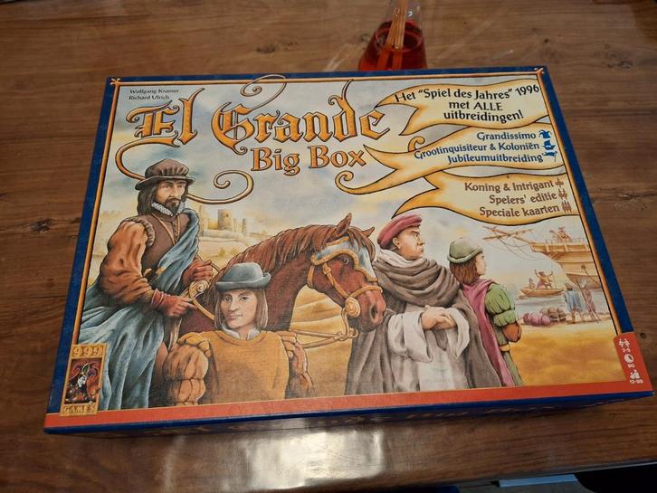 El Grande - big box, Hobby en Vrije tijd, Gezelschapsspellen | Bordspellen, Zo goed als nieuw, Vijf spelers of meer, Ophalen