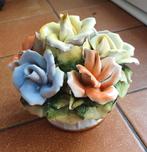 Composition florale en porcelaine - Porfin Cluj-Napoca IRIS, Enlèvement ou Envoi, Utilisé