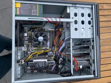 Pc tour windows Intel core i7, Le pc est monté avec différentes marques, HDD, 8 GB, Utilisé