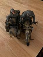 Militair schaalmodel ww2 motor +!zijspan, Enlèvement, Armée de terre, Miniature ou Figurine