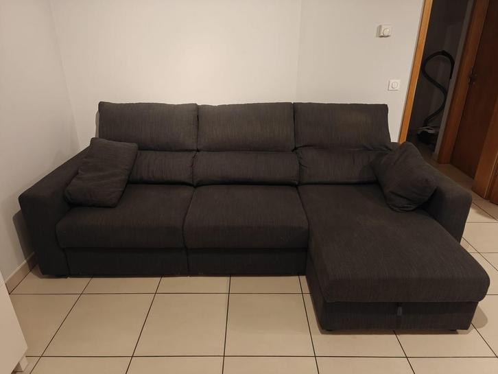 Canapé, Maison & Meubles, Chambre à coucher | Canapés-lits, Comme neuf, Gris, Enlèvement