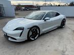 Porsche Taycan TURBO, Auto's, Porsche, Automaat, Zwart, Wit, Leder