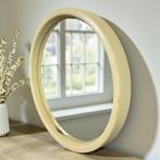 miroir/miroir rond blanc vintage, Enlèvement ou Envoi
