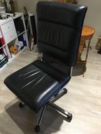 chaise en cuir de bureau GIROFLEX, Noir, Chaise de bureau, Enlèvement, Utilisé