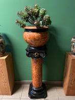 Antieke Keramieke bloempot op pilaar, Antiek en Kunst, Antiek | Keramiek en Aardewerk, Ophalen