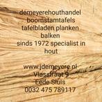 Wandplanken badkamer Keuken bartafel boomstamtafels tafelbla, Huis en Inrichting, Nieuw, Ophalen