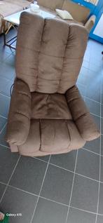 vidaXL Fauteuil de massage Marron Tissu, Sport en Fitness, Gezondheidsproducten en Wellness