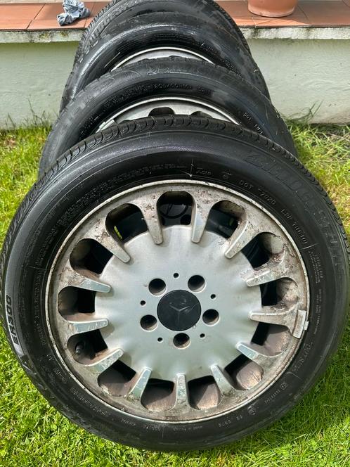 4 MERCEDES banden 205/60 R16, Auto-onderdelen, Banden en Velgen, Banden en Velgen, Zomerbanden, 16 inch, 205 mm, Overig, Gebruikt