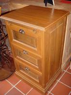 LADEKAST APOTHEKERSKAST - Massief teakhout Flamant 3 lades, Ophalen, Nieuw