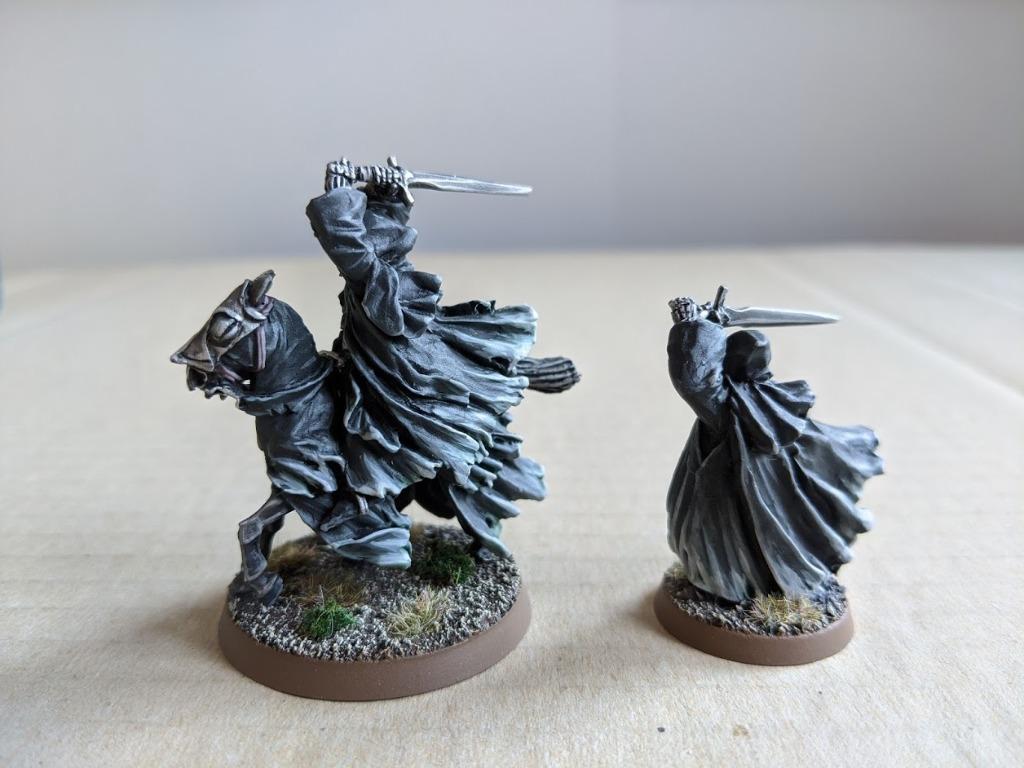 Le Seigneur des Anneaux peint « The Dwimmerlaik » 28 mm, Collections, Lord of the Rings, Enlèvement ou Envoi, Utilisé, Figurine