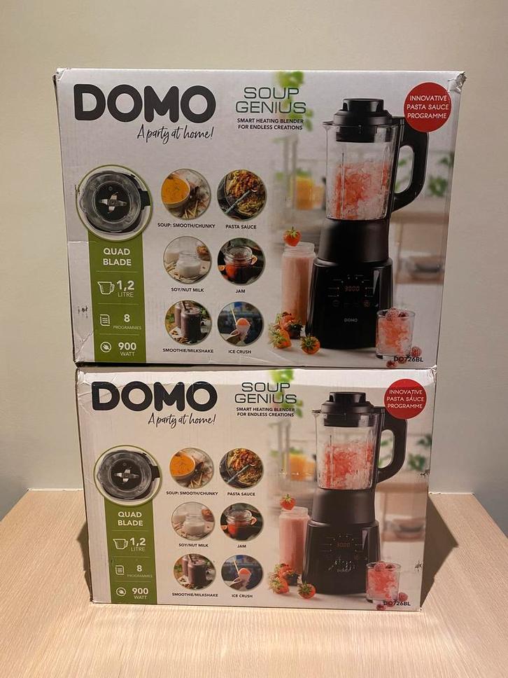 Deux mixeurs à soupe numériques Domo, Electroménager, Mélangeurs, Neuf, Enlèvement ou Envoi