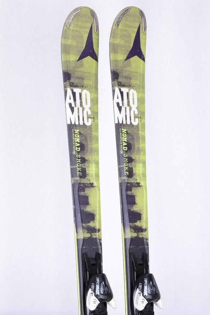150 157 171 ski's ATOMIC NOMAD SMOKE, green/black, woodcore, Sport en Fitness, Skiën en Langlaufen, Gebruikt, Ski's, Ski, Atomic