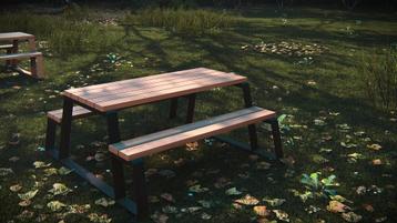 Picknicktafels Douglas met Stalen voet beschikbaar voor biedingen