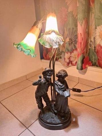 LAMPE STYLE ART NOUVEAU, Enlèvement, Utilisé