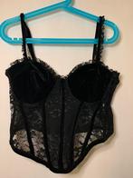 Haut corset Bershka, Berschka, Enlèvement ou Envoi, Noir, Body ou Corset