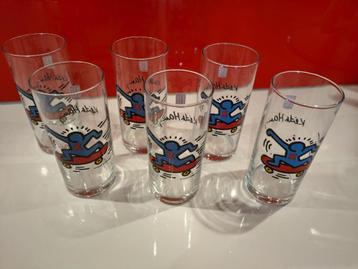 Verre « Skater » Keith Haring (Nouveau ! !), Enlèvement ou Envoi, Neuf, Verre à soda