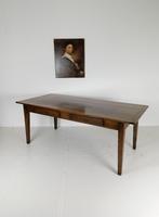 Prachtige antieke franse eettafel 200cm, Ophalen of Verzenden, Zo goed als nieuw, Eikenhout, Antiek frans klassiek eettafel