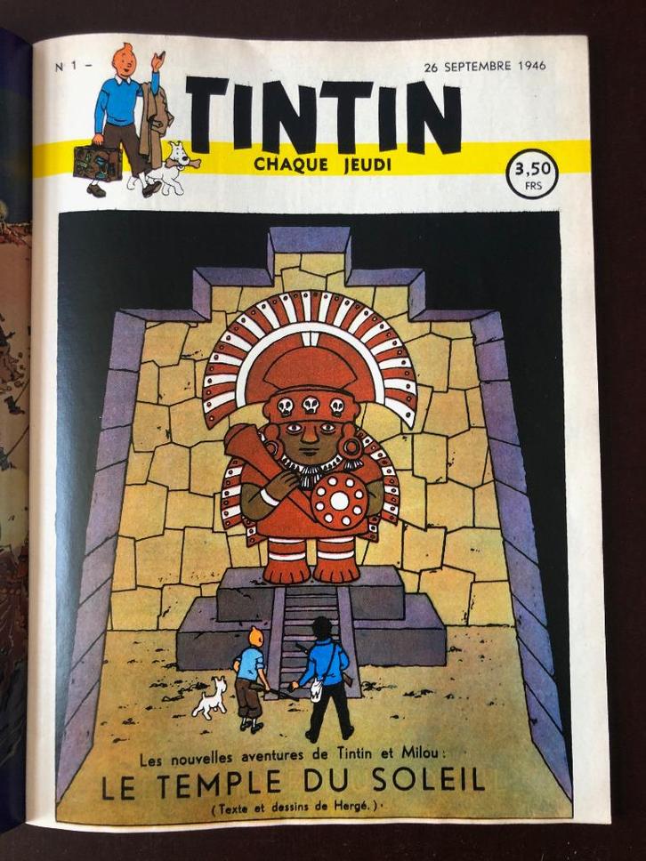 Tintin 1 du 26 septembre 1946 fac similé - Spécial 30 ans, Livres, BD, Utilisé, Une BD, Enlèvement
