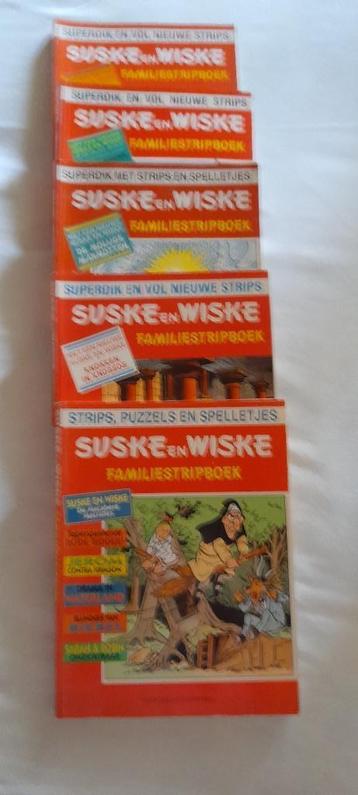 5 familiestripboeken van sukse en wiske beschikbaar voor biedingen