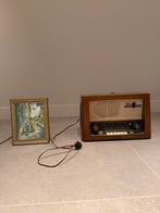 Vintage Tonfunk radio met box, Ophalen, Gebruikt, Radio